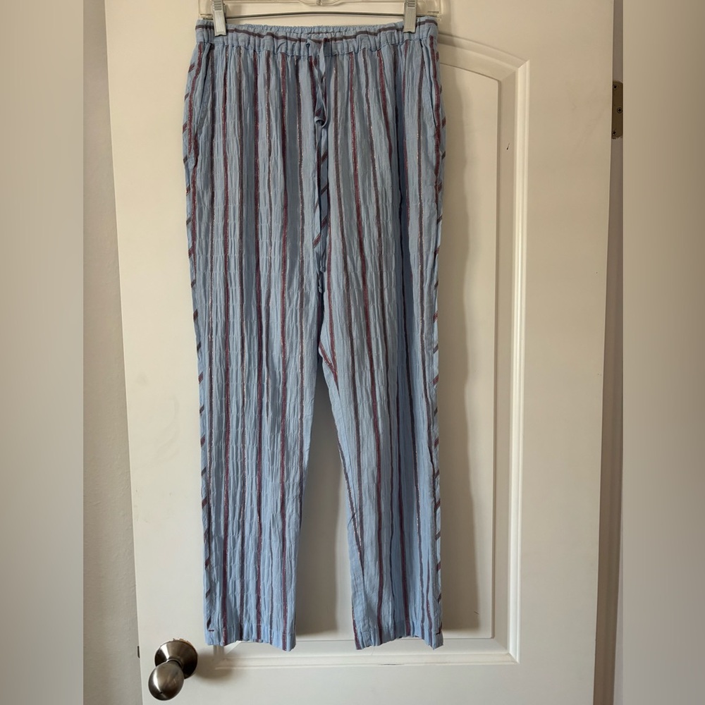 Xirena blue strip lounge pant NWT SIZE SMALL